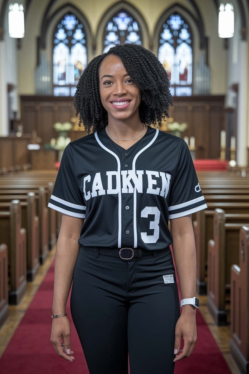 Jersey Outfit Black Women Church: Comfort Meets Style outfit idea