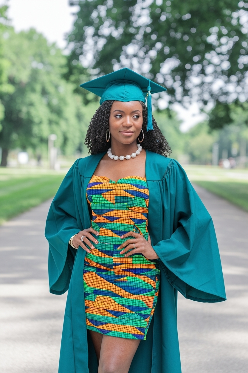 Kente Dress Styles for Graduation: Celebrate with Culture outfit idea