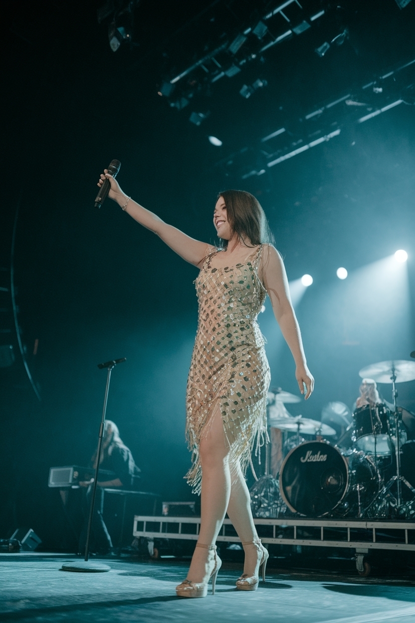 Lana Del Rey Concert Outfit Ideas for Vintage Glamour outfit idea