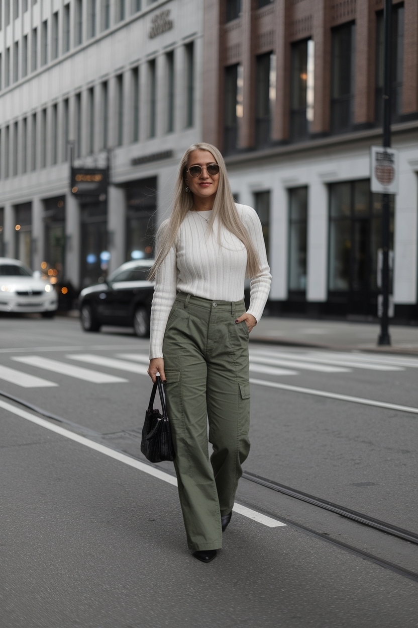 Low Rise Cargo Pants Outfit: Casual and Comfortable outfit idea