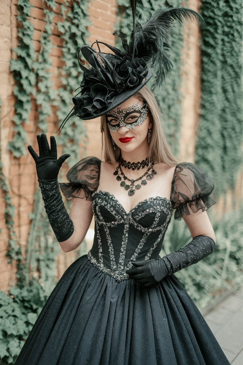 Masquerade outfit ideas for women to dazzle at the ball outfit idea