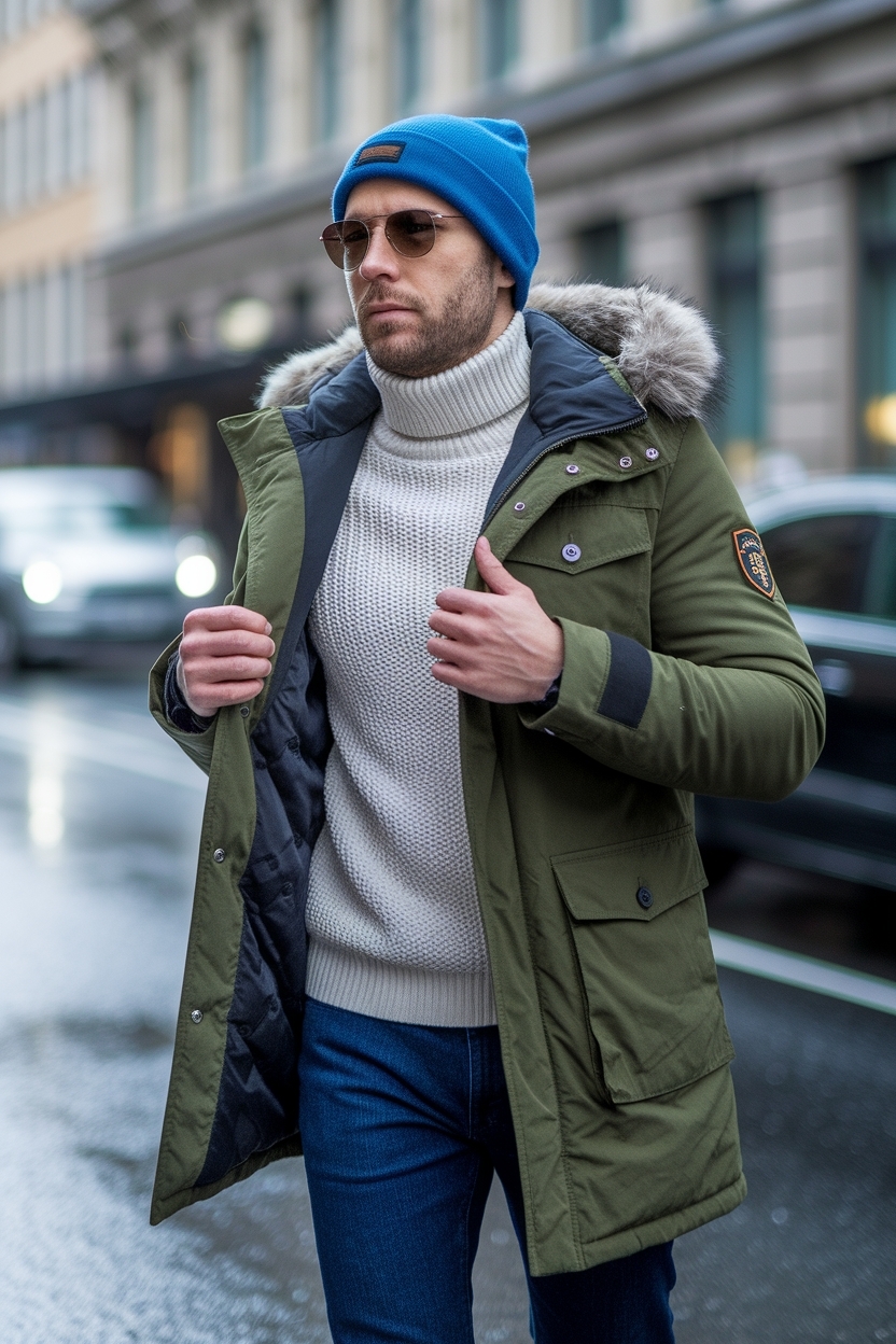 Men Winter Outfits Cold Weather: Dapper and Warm Choices outfit idea