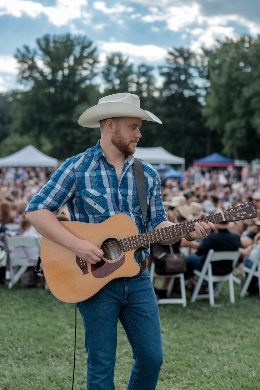 Mens Outdoor Country Concert Outfit: Rugged and Refined outfit idea
