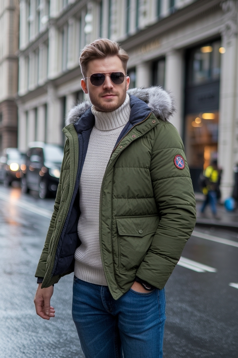 Mens Winter Outfits Casual Cold Weather: Relaxed Yet Fashionable outfit idea