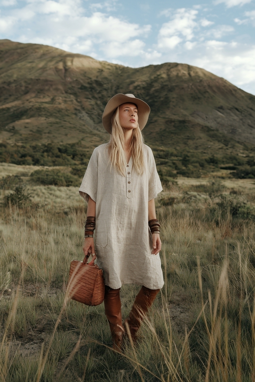 Minimalist Adventure Outfit Inspired By: Effortless Chic outfit idea