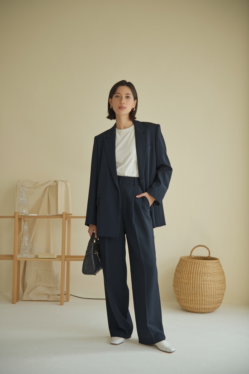 Minimalist Wardrobe Basics Women: Build Your Capsule Wardrobe outfit idea