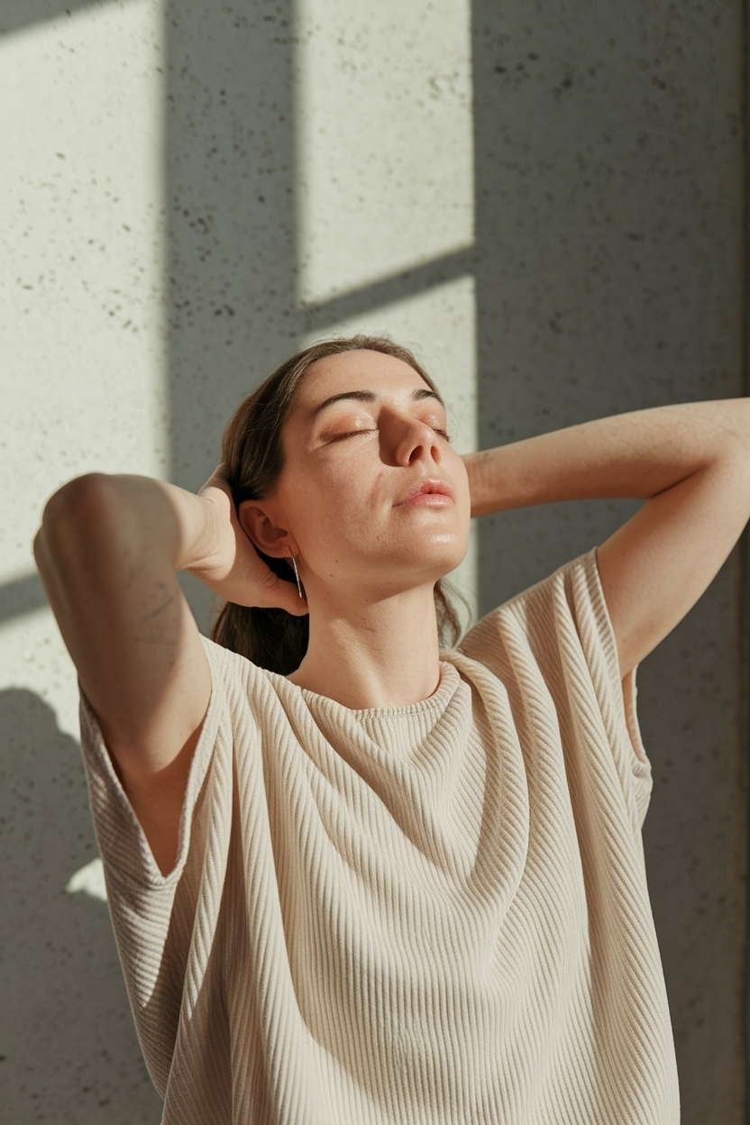 Neutral Wellness Lifestyle Editorial Photo: Aesthetic Inspirations outfit idea