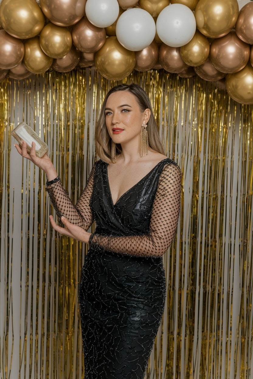 New Years Eve Outfits Parties: Stand Out and Shine outfit idea