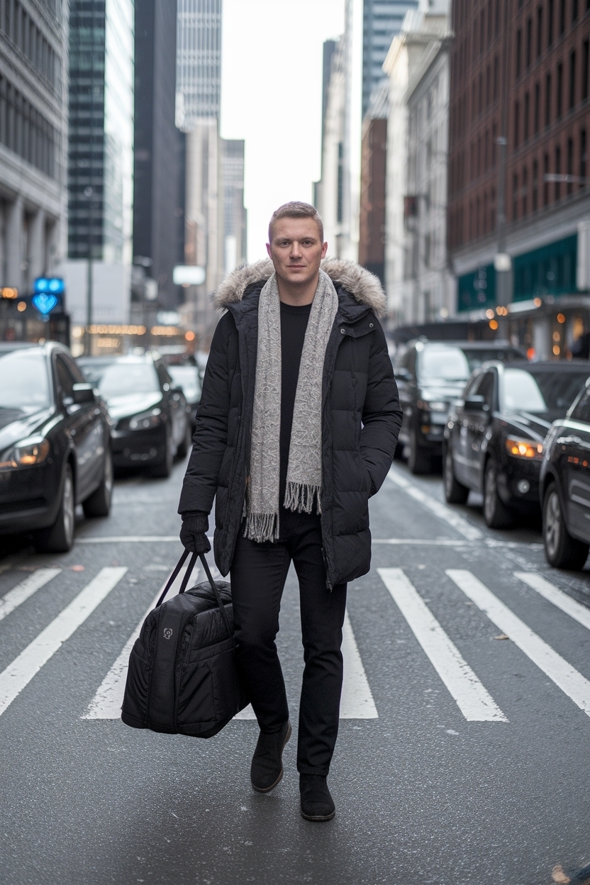 New York Winter Outfit Men: Style Tips for the City outfit idea