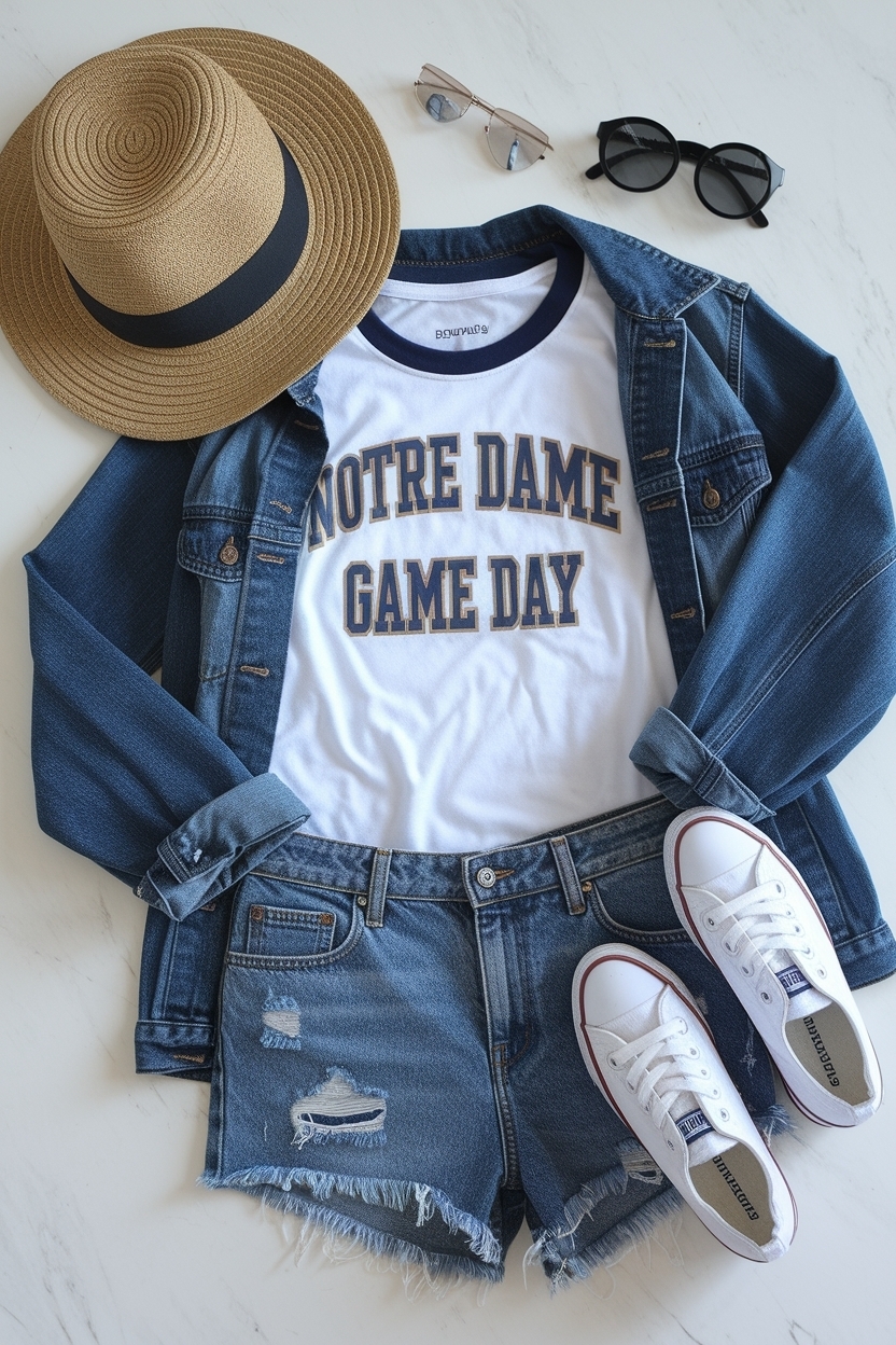 Notre Dame Game Day Outfit: Fighting Irish Fashion Ideas outfit idea