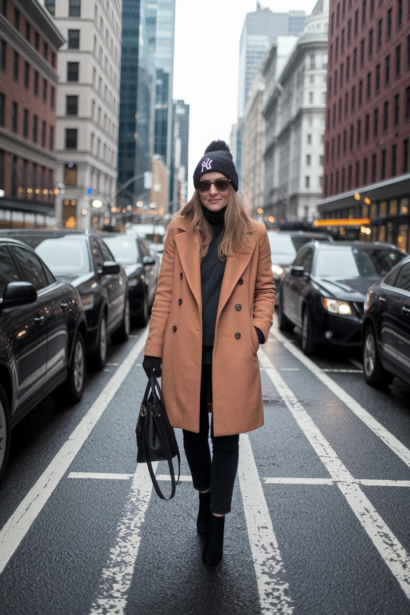 NYC Winter Outfits Cold Weather: Stylish City Layers outfit idea