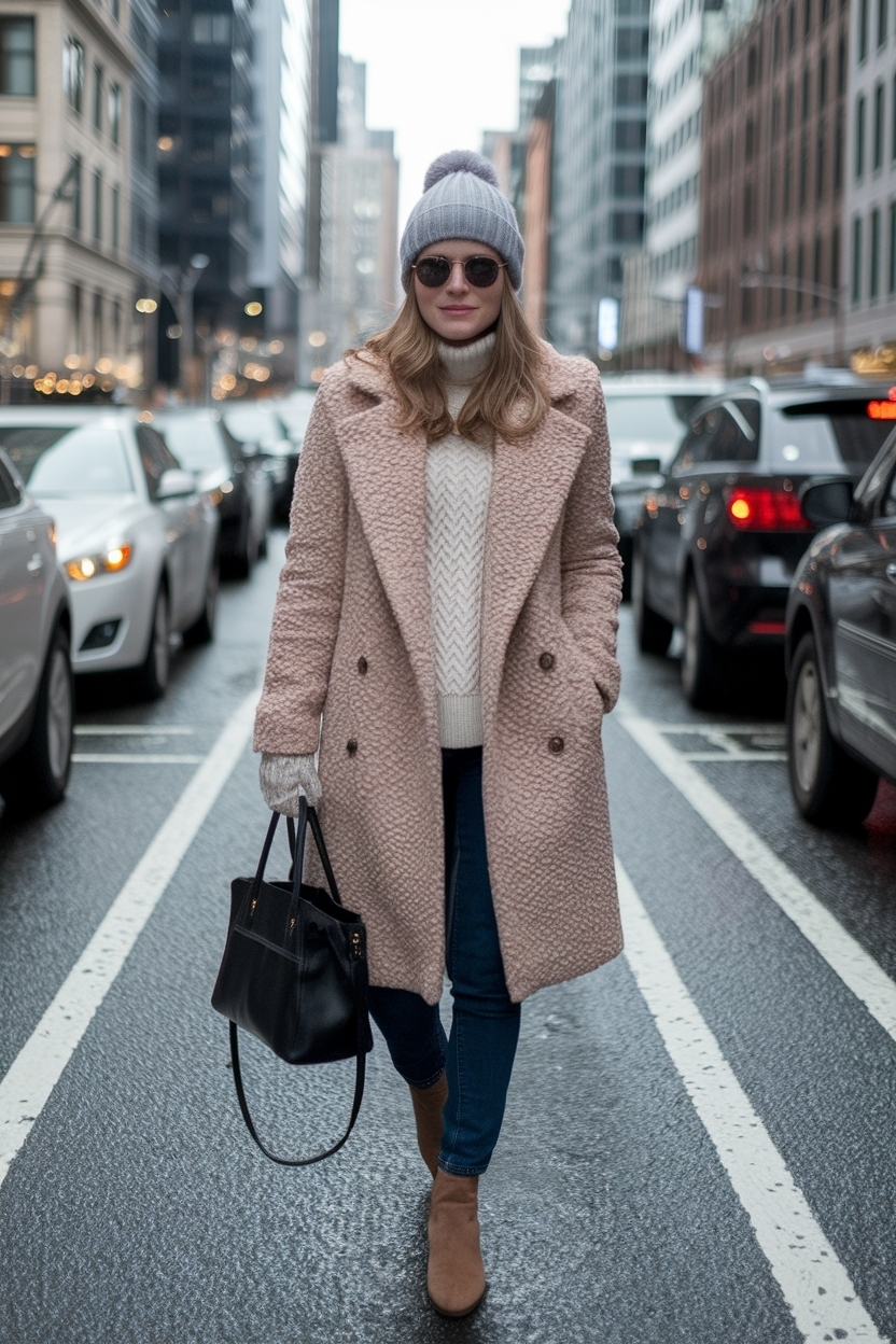 NYC Winter Outfits Cold Weather: Fashion Forward in the Big Apple outfit idea