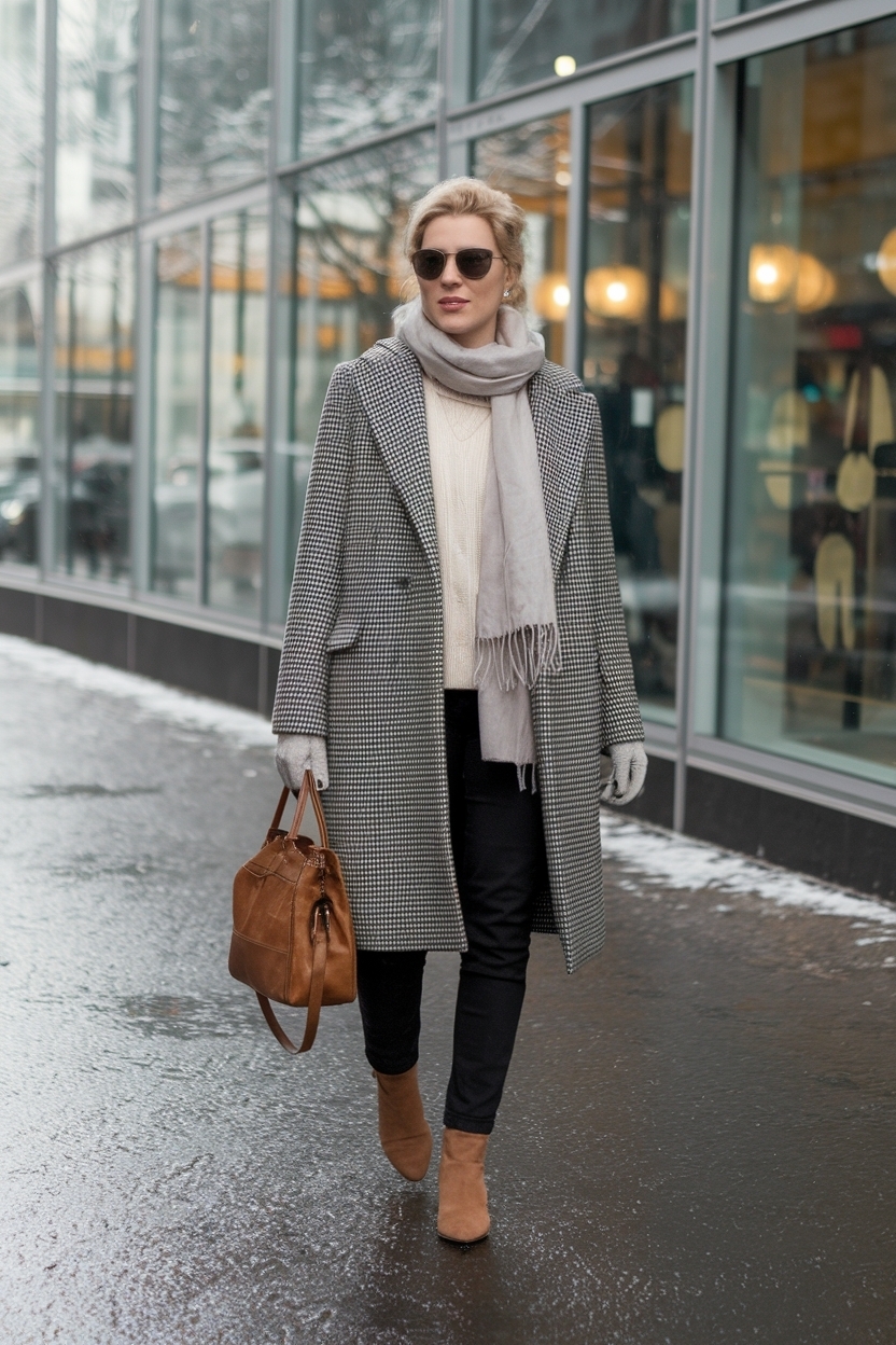 Office Outfit Winter Cold Weather: Professional and Warm outfit idea
