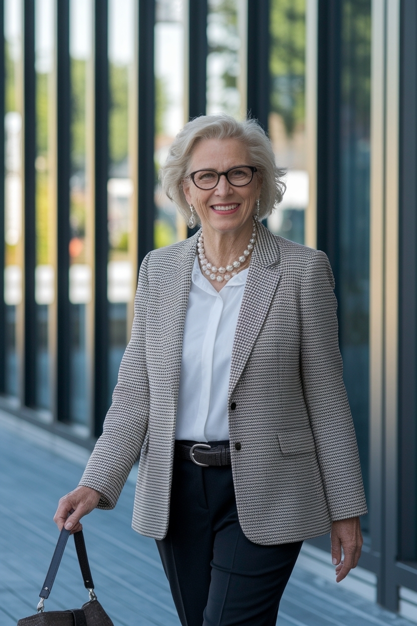 Office Outfits for Women Over 60: Timeless Elegance outfit idea
