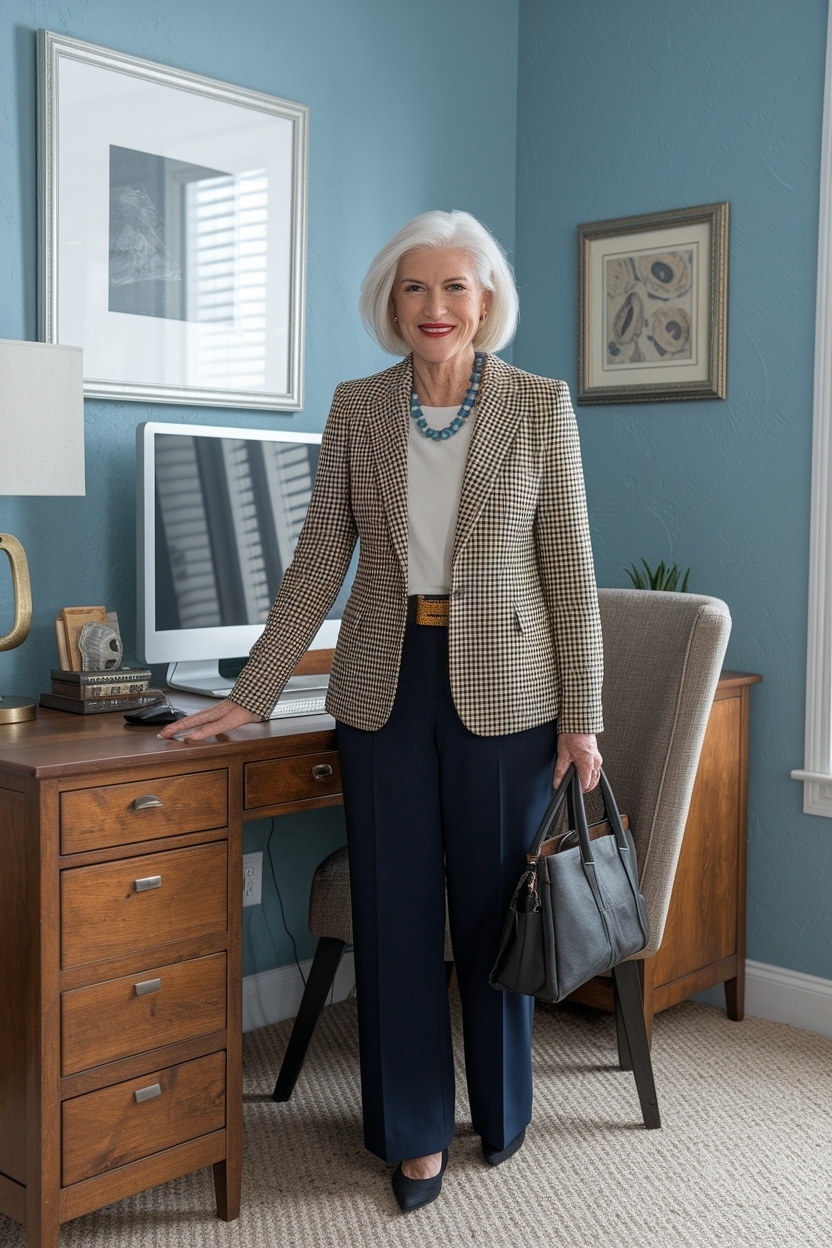 Stylish Office Outfits for Women Over 60 outfit idea