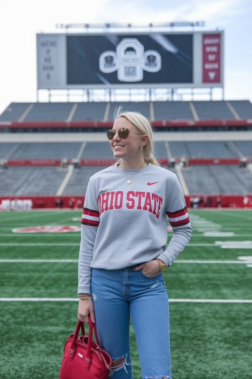 Ohio State Game Day Outfit: Buckeye Style Essentials outfit idea