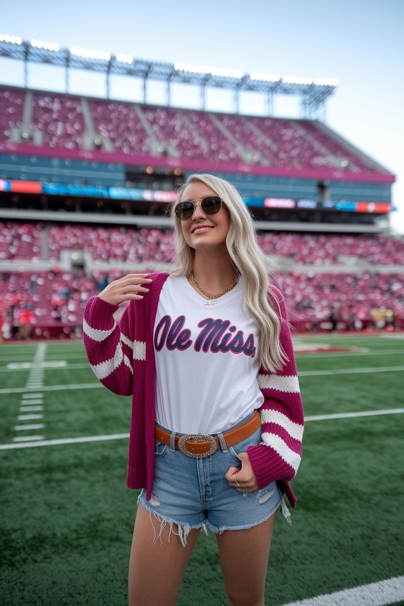 Ole Miss Game Day Outfit: Rebel Fashion for Game Day outfit idea