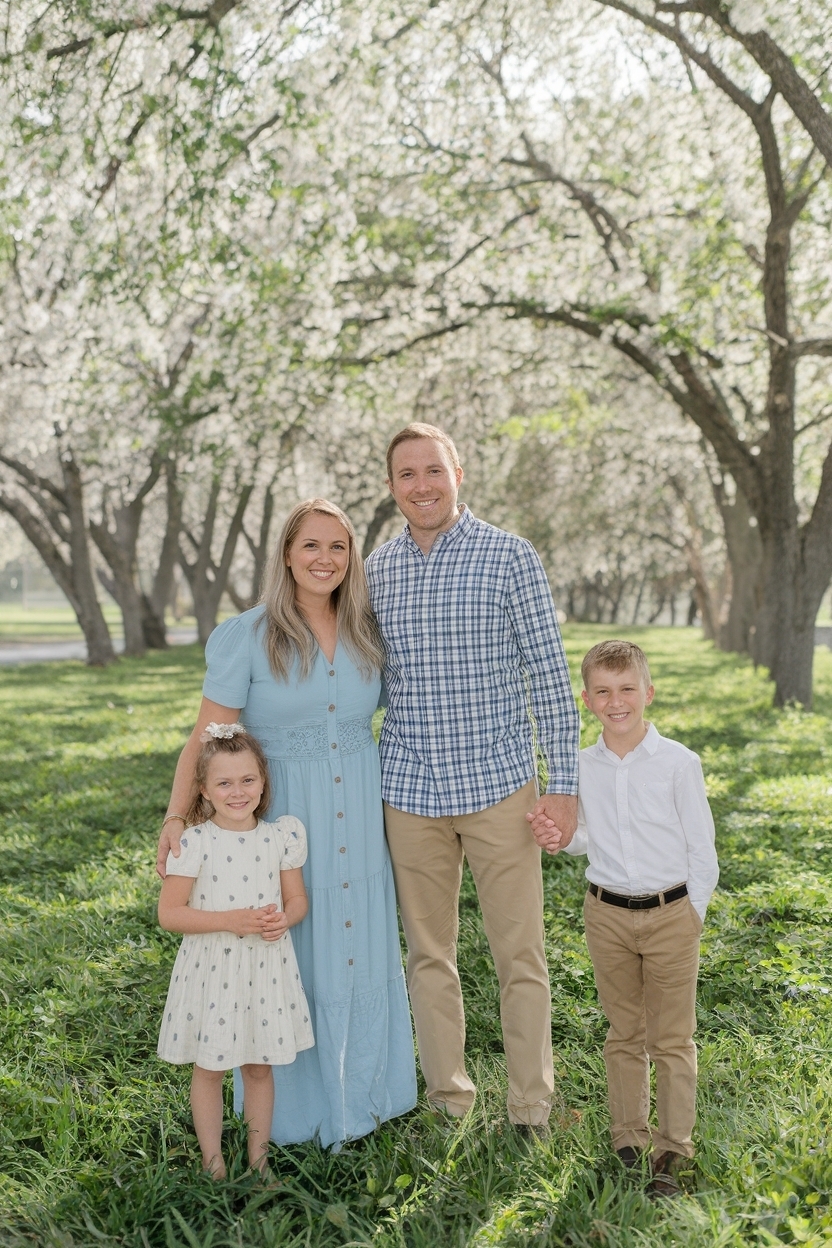 Outdoor Family Photo Outfits Spring: Coordinated Looks to Love outfit idea