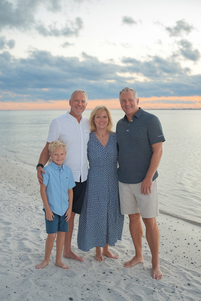 Outfit Ideas for Beach Family Pictures That Shine outfit idea