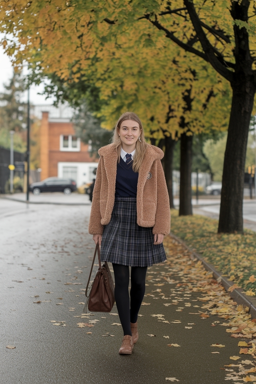 Outfit Ideas for School Autumn: Cozy and Chic Looks outfit idea