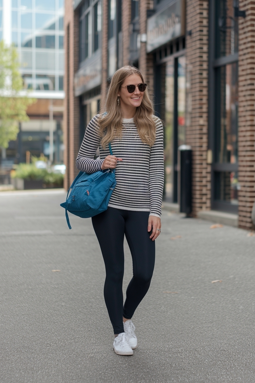 Outfit Ideas for School Leggings: Style and Comfort Combined outfit idea