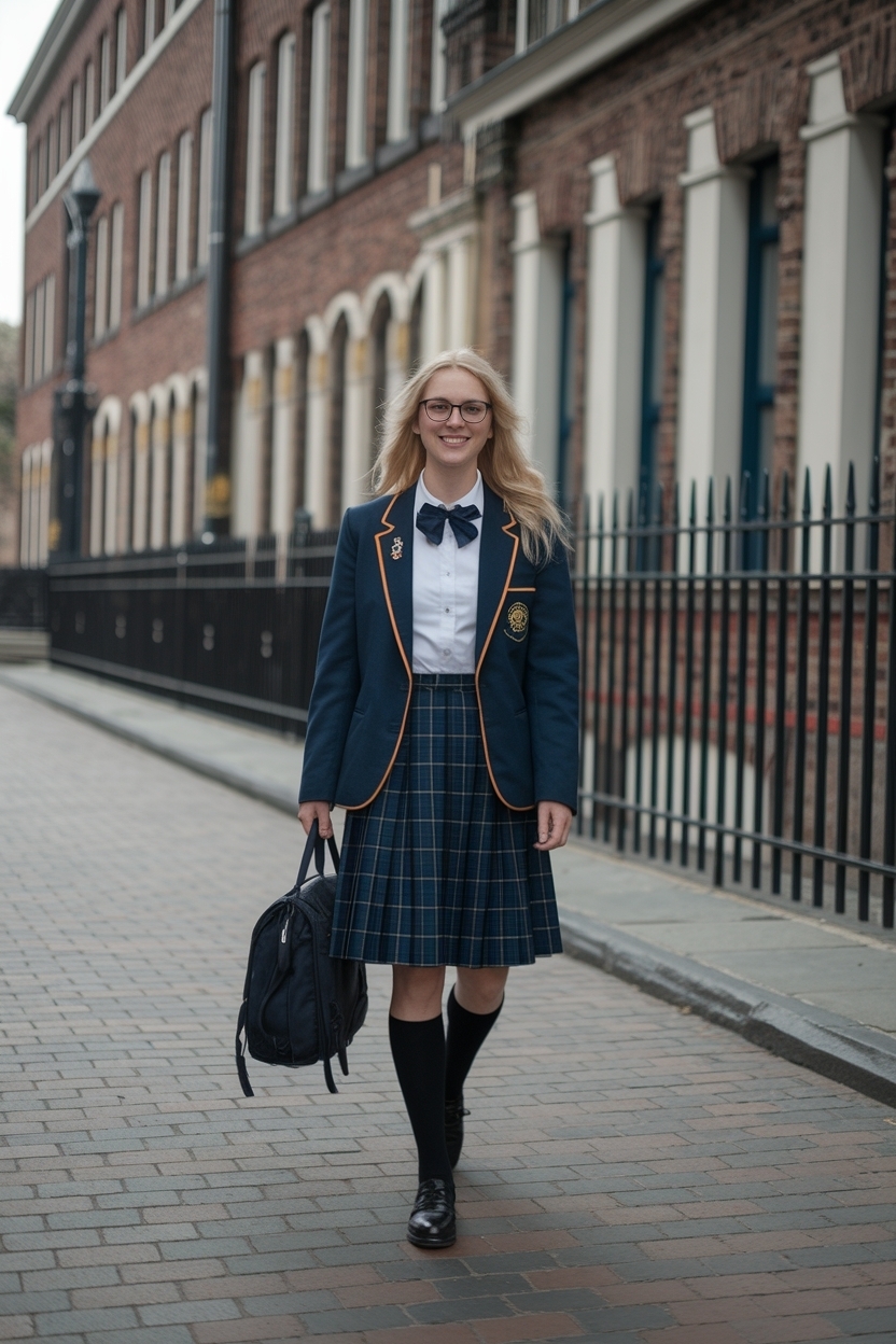 Outfit Ideas for School Uniform: Creative and Compliant outfit idea
