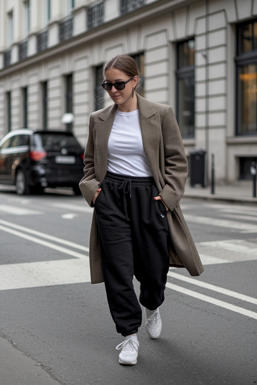 Outfit Ideas with Black Sweatpants for Every Occasion outfit idea