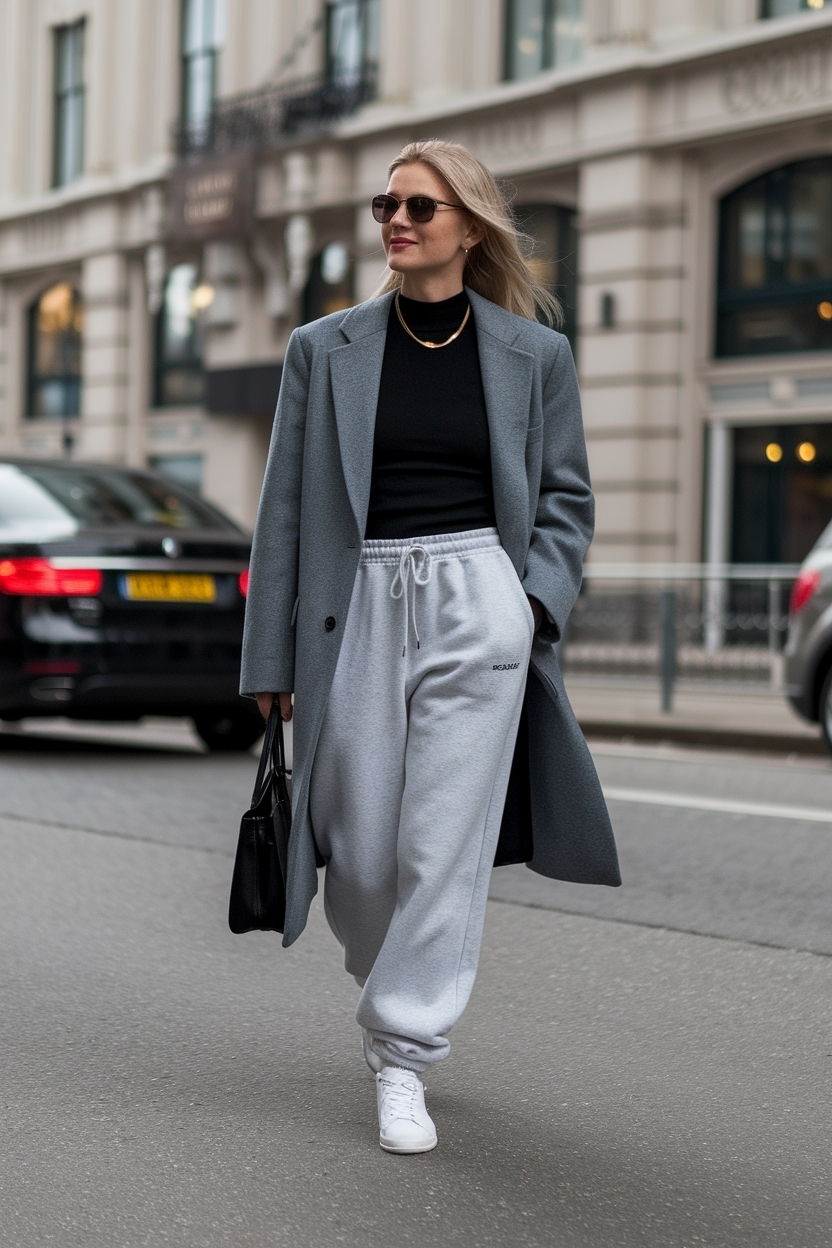 Creative Outfit Ideas with Grey Sweatpants for Every Occasion outfit idea