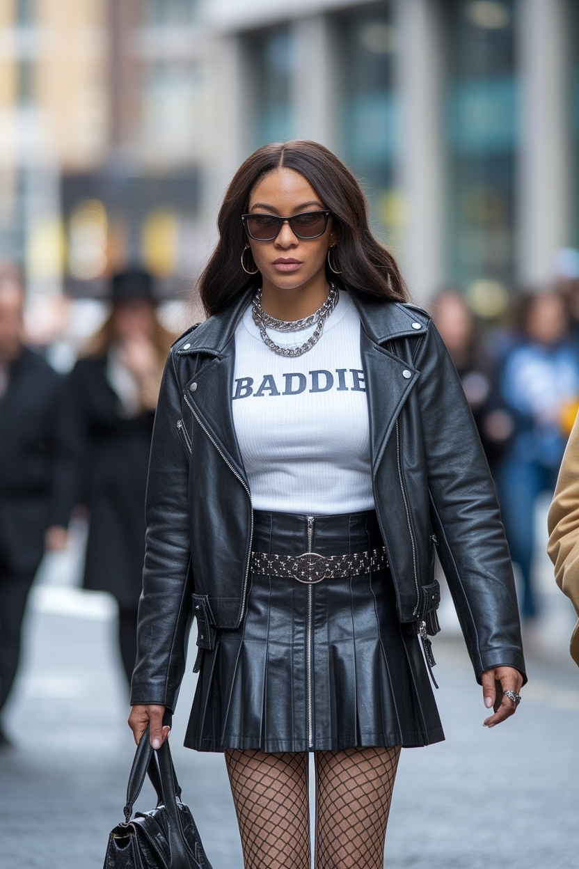 Outfits Black Women Baddie Skirt: Flirty and Fashionable Looks outfit idea