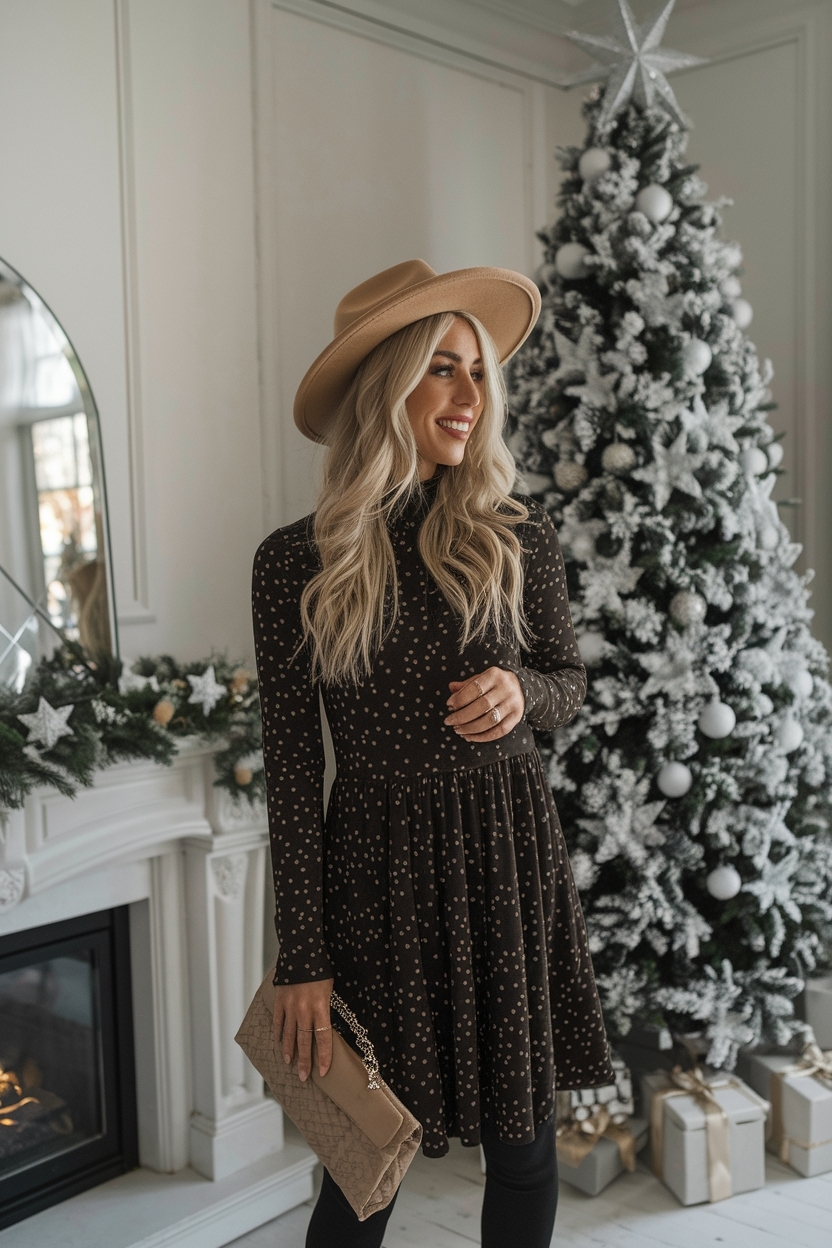 Unique Outfits for Christmas Eve to Stand Out outfit idea