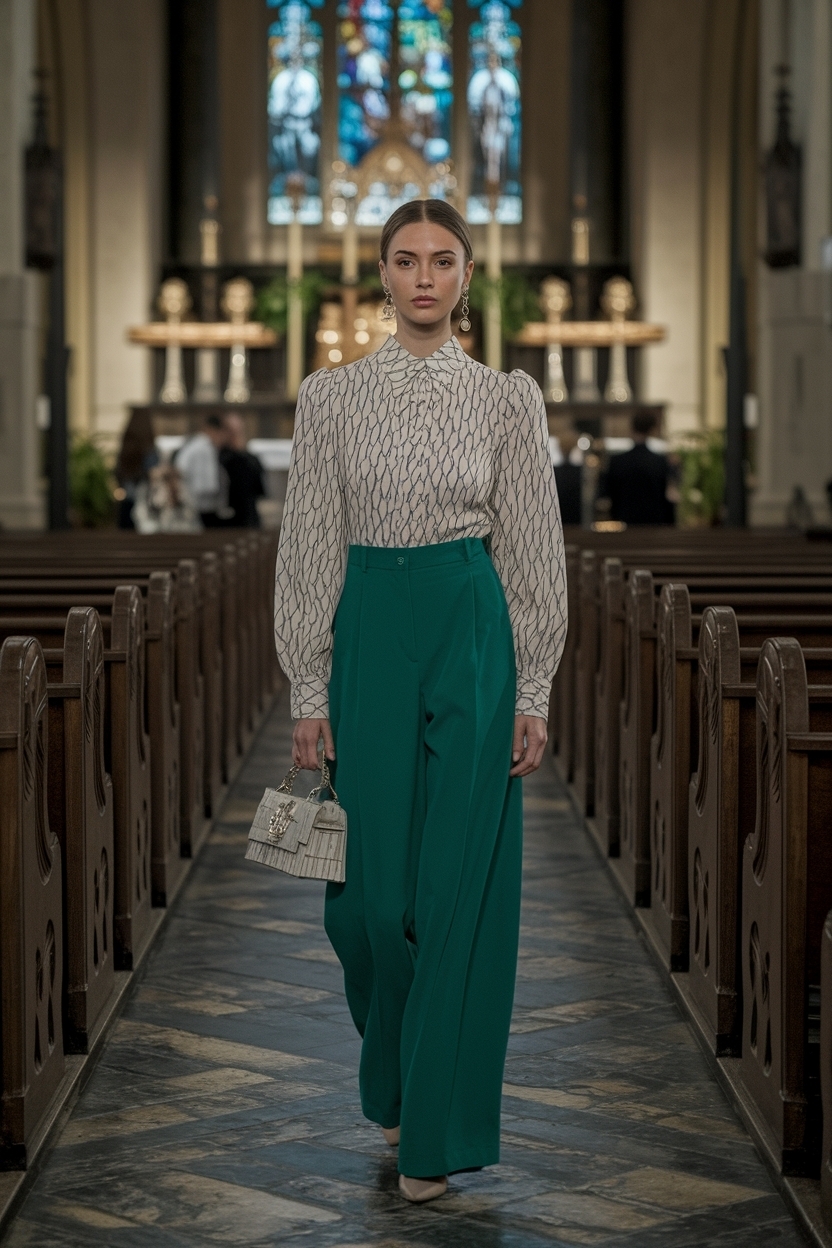 Pant Trousers Women Outfit to Church: Modern & Stylish Choices outfit idea