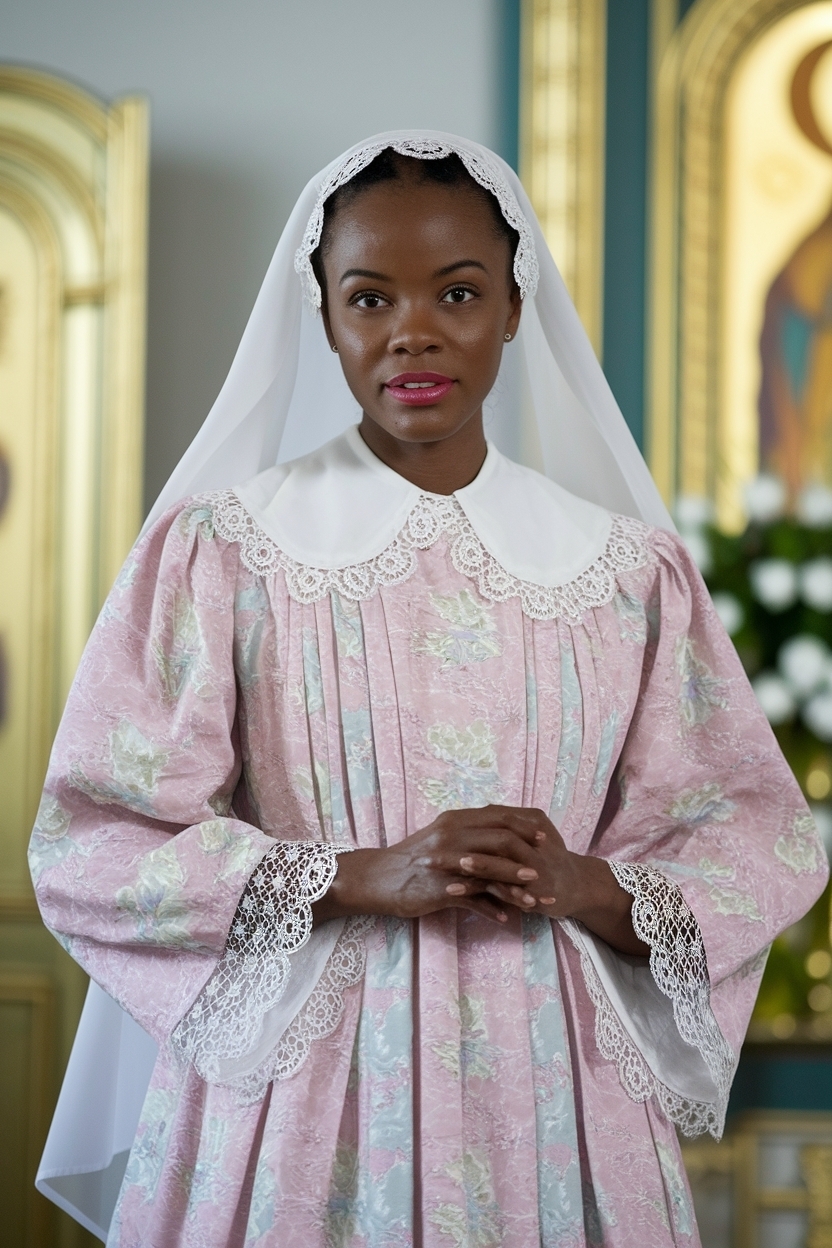 Pastel Church Outfit Black Women: Soft and Elegant Selections outfit idea