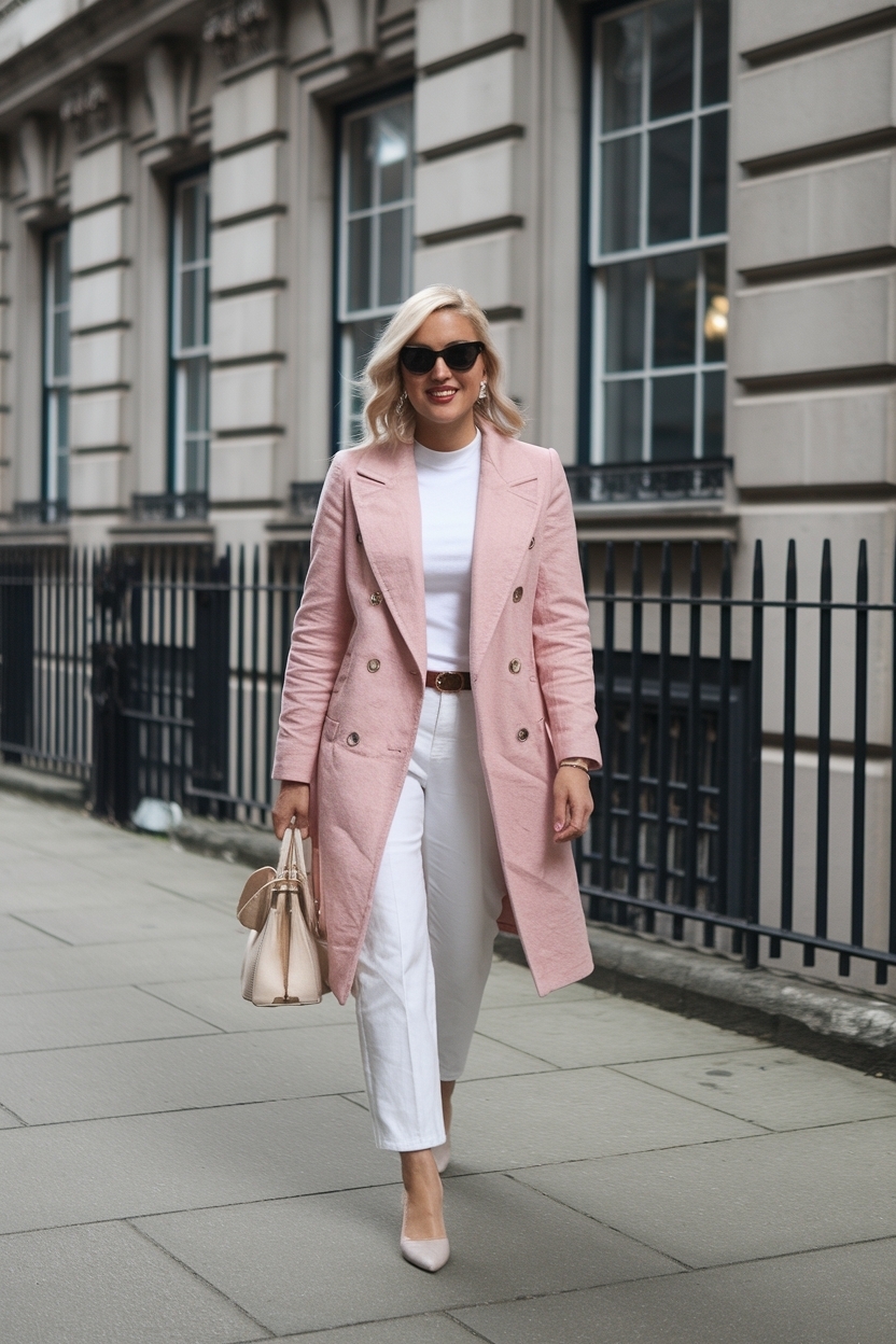 Playful Pink and White Outfit Ideas for a Fun Celebration outfit idea