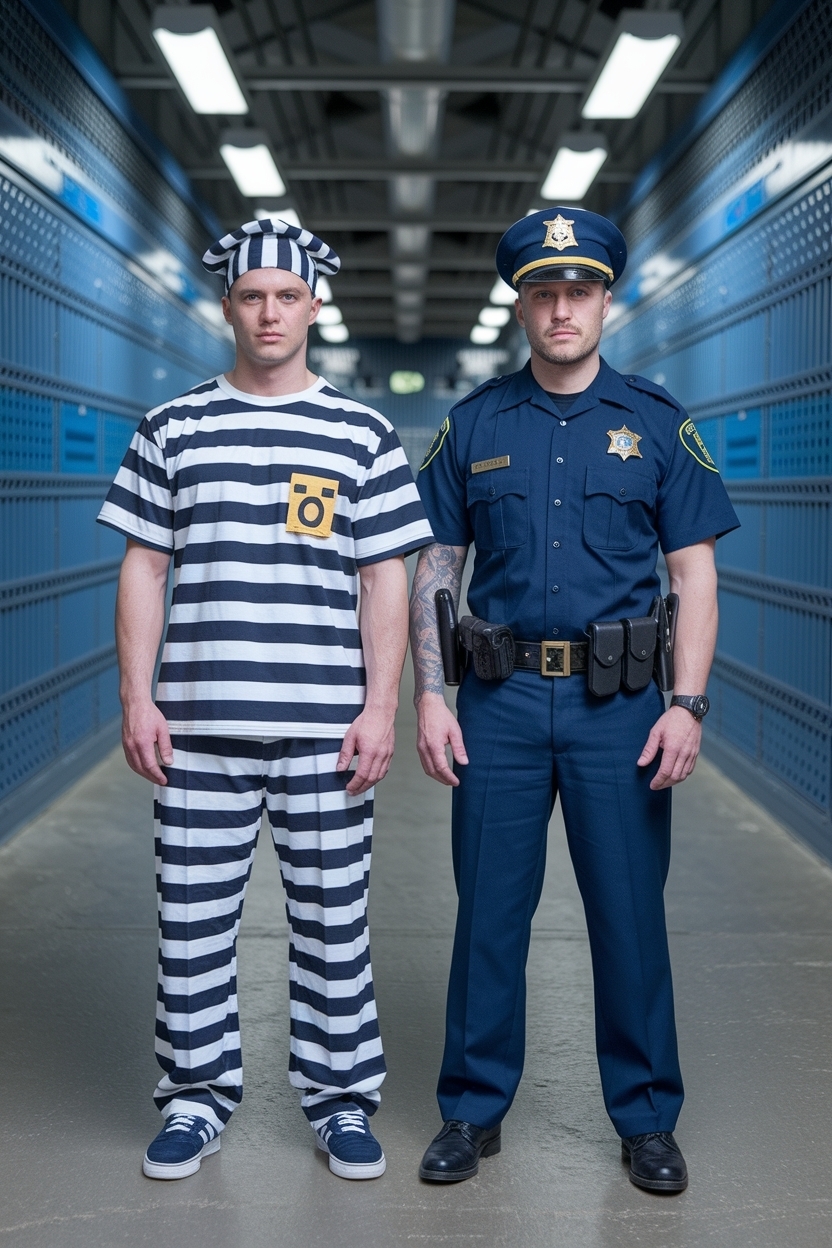 Prisoner or Cop Outfit Dress to Impress: Fun Costume Ideas outfit idea