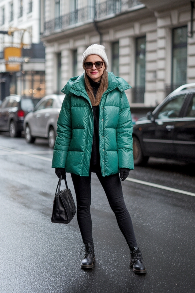 Puffer Jacket Outfit Winter Style: Stay Warm, Look Great outfit idea