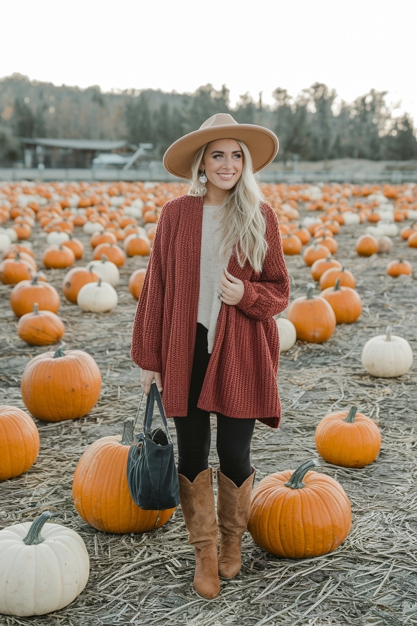 Pumpkin Patch Outfit Women Warm Weather for Comfort outfit idea