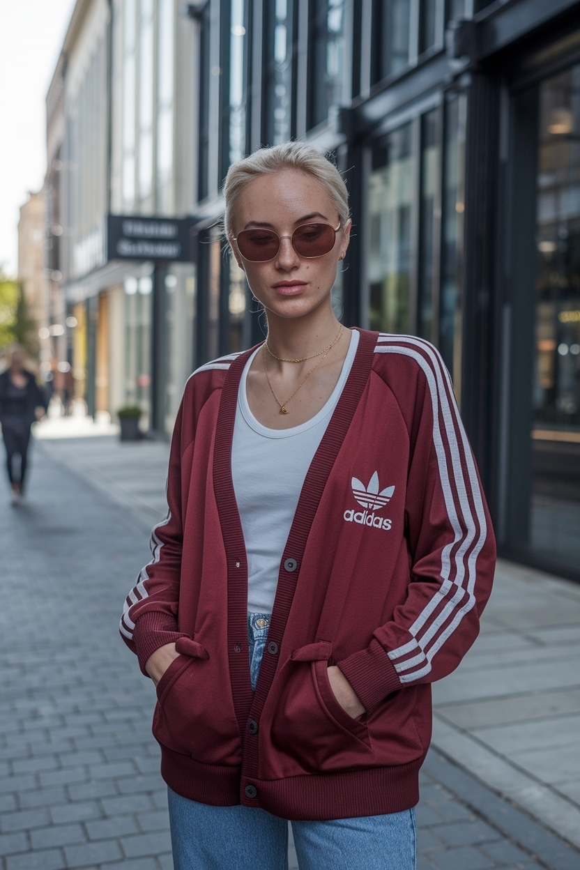 Sambas Adidas Women Outfit Cardigan: Perfect Pairing outfit idea