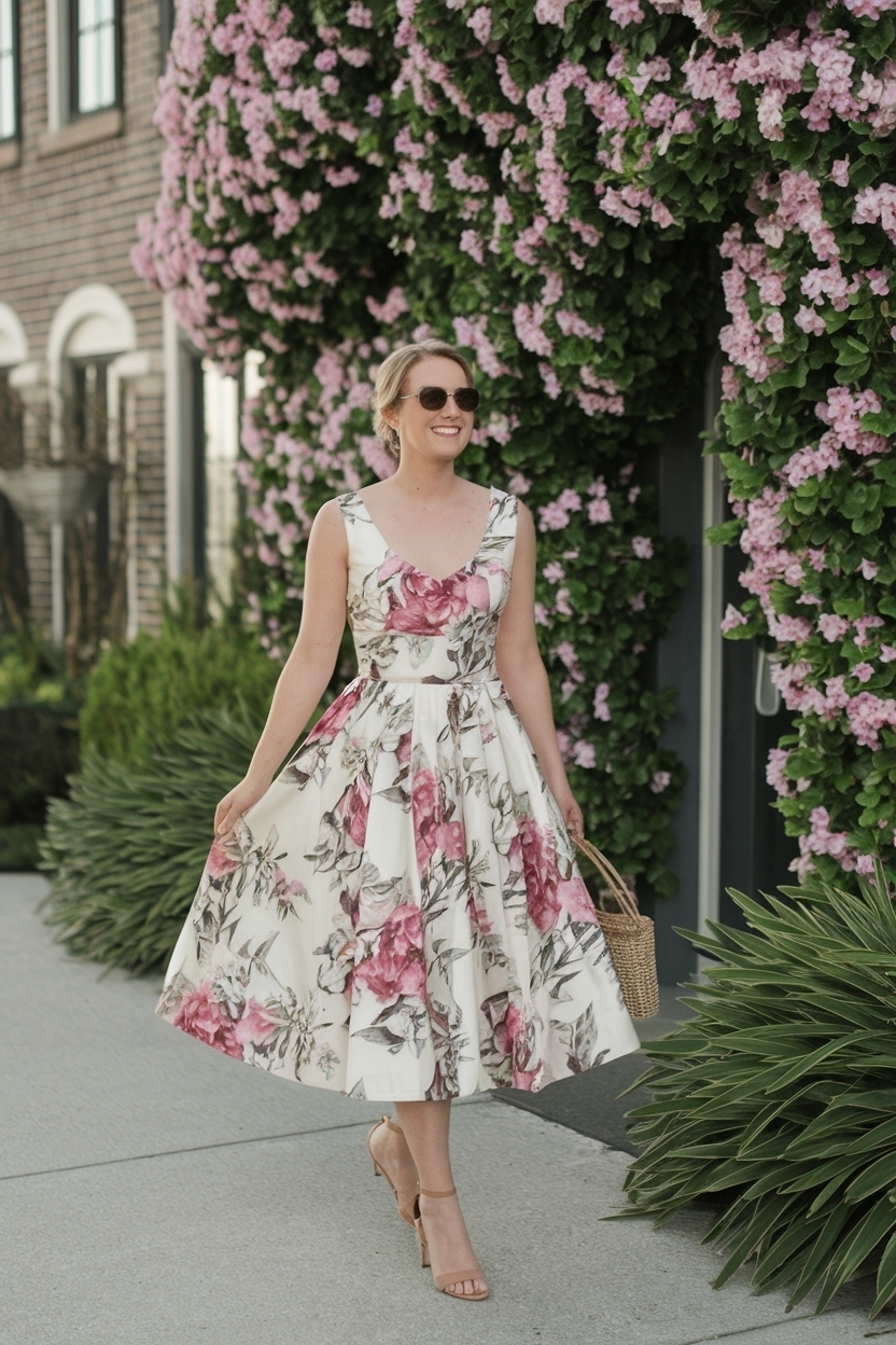 Elegant Spring Cocktail Dress Wedding Guest Options to Consider outfit idea