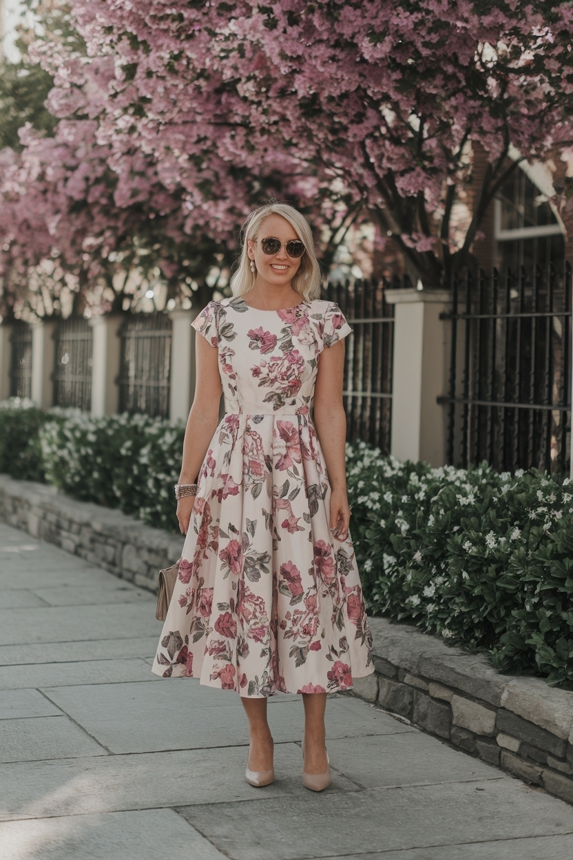 Stylish Spring Dresses for Wedding Guest: Top Picks outfit idea