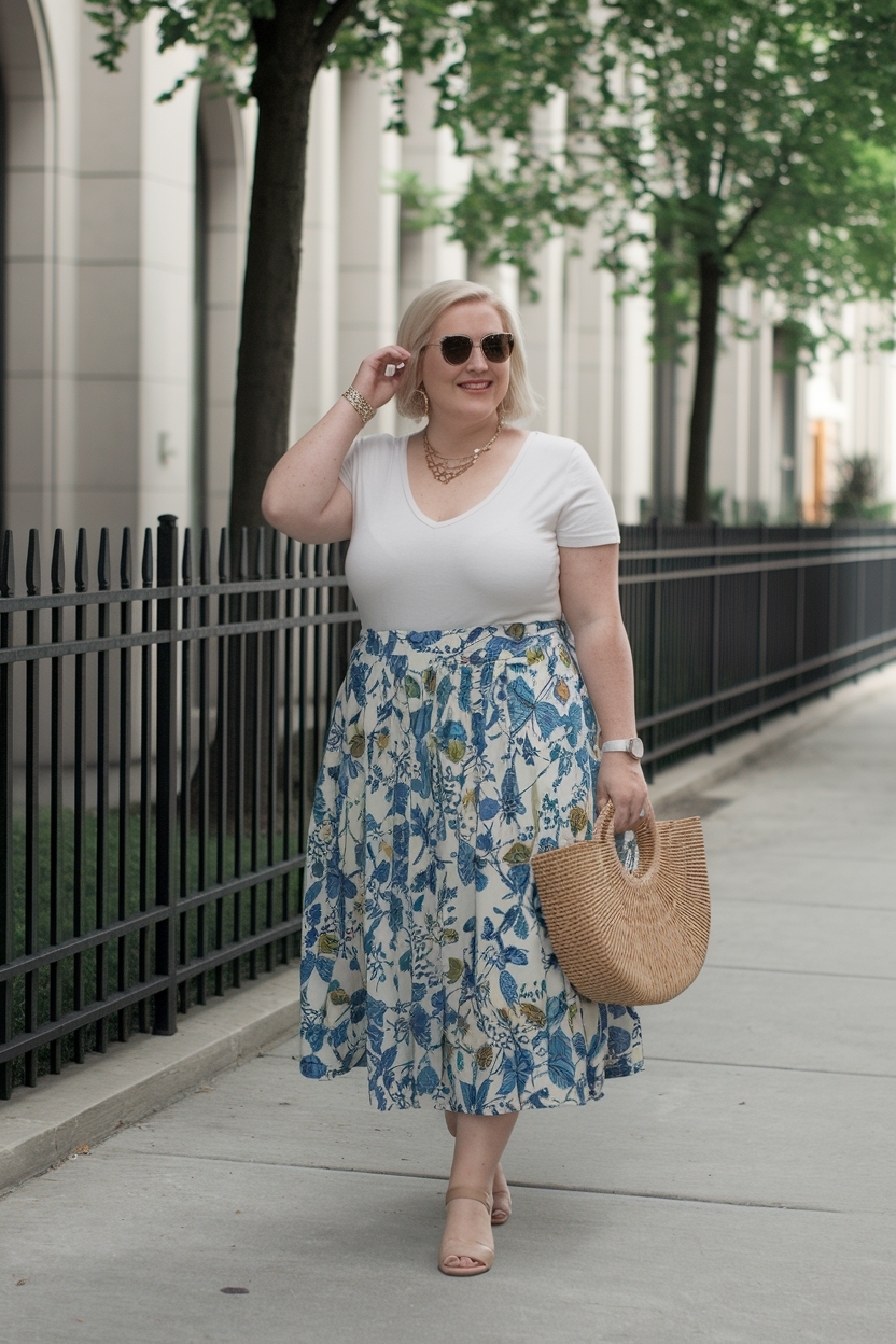 Summer Casual Outfits for Women Over 40: Effortless Fashion outfit idea