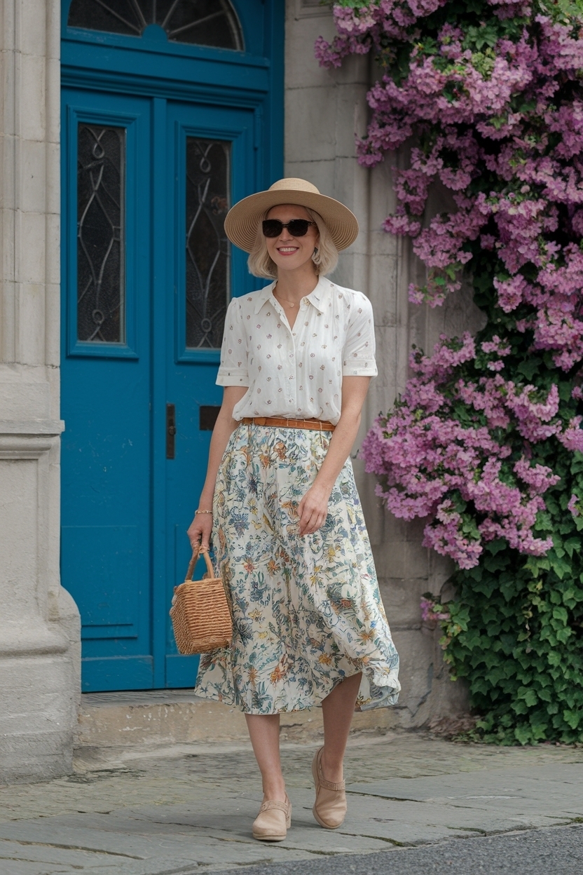 Summer Outfit for Church Women: Modest and Stylish outfit idea