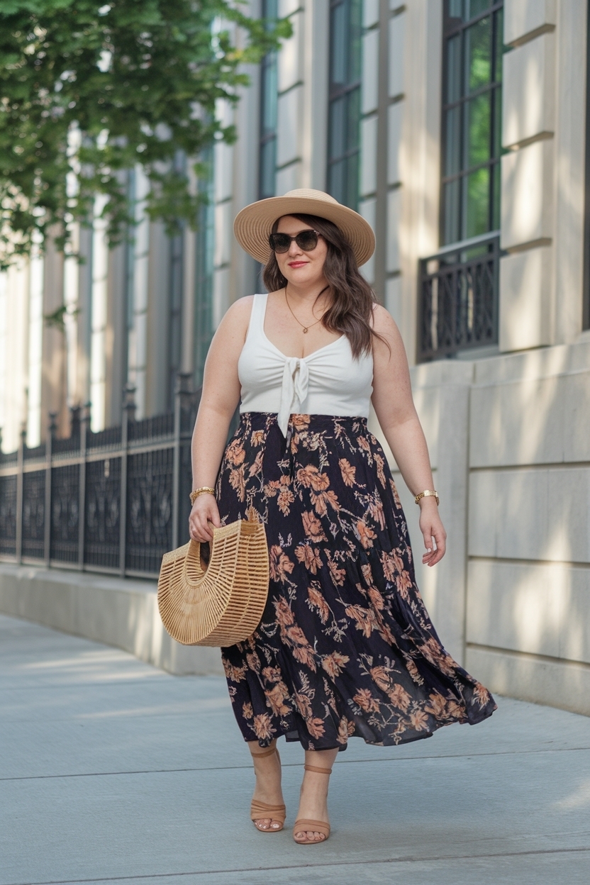 Stylish Summer Outfits for Plus Size Women Baddi Trends outfit idea