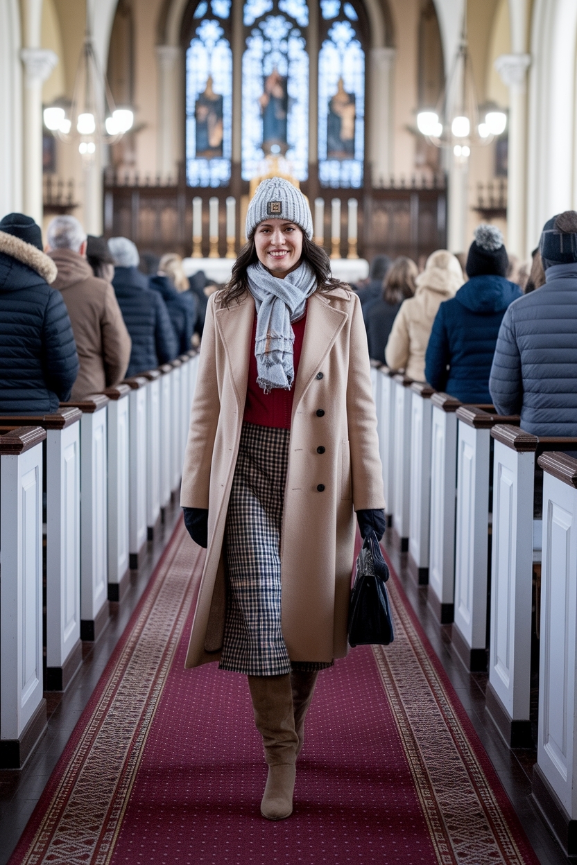 Sunday Winter Outfit Church: Effortless Style outfit idea