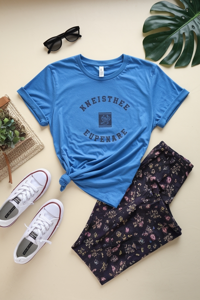 Versatile T Shirt and Leggings Outfit for Effortless Style outfit idea