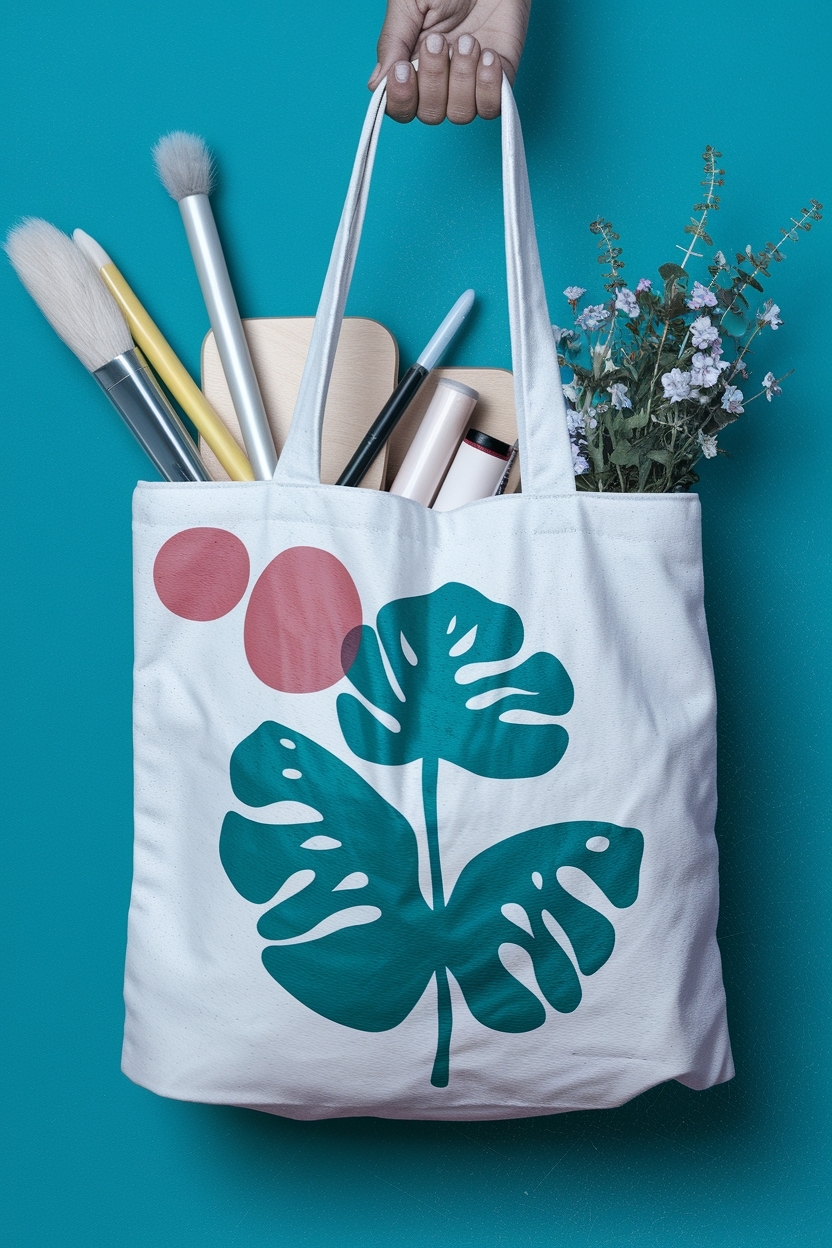 Aesthetic Tote Bag Painting Ideas for Art Enthusiasts outfit idea