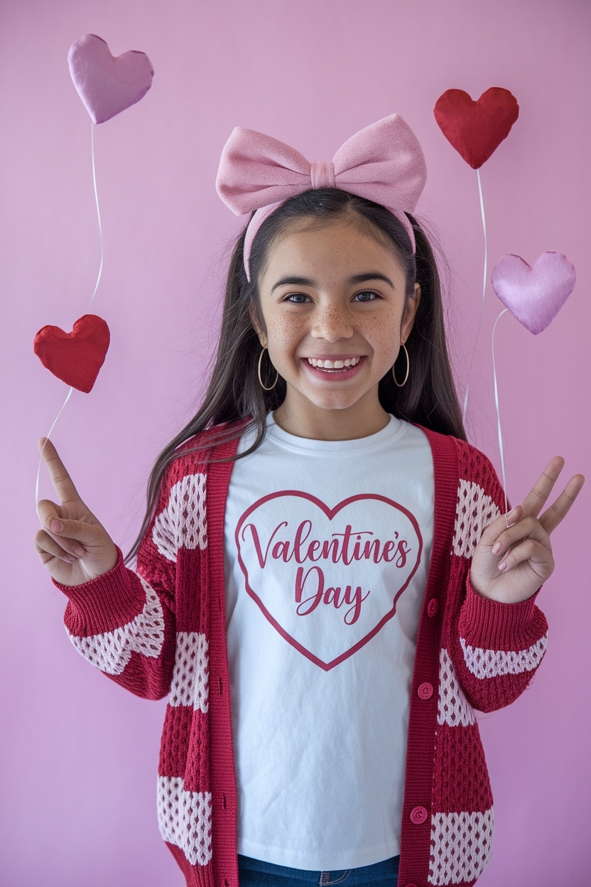 Chic Valentines Day Outfits for School You’ll Love outfit idea