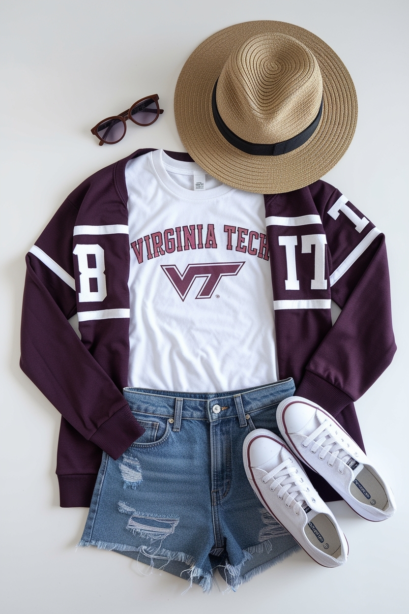 Virginia Tech Game Day Outfit: Hokie Style for Fans outfit idea