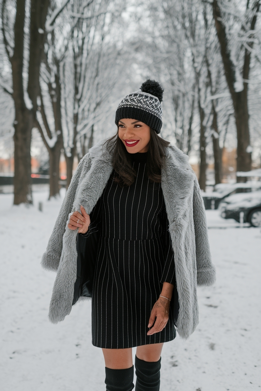 Stunning Winter Birthday Dress Black Women Must Have outfit idea