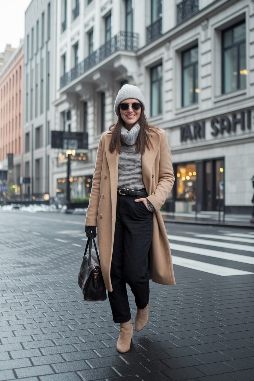 Winter Business Casual Outfits for Women: Warm Yet Professional outfit idea