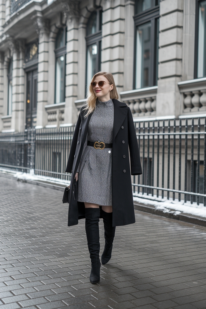 Winter Dress to Impress Outfits for Cozy Elegance outfit idea